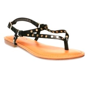 Studded Strappy Women's Flat Sandals